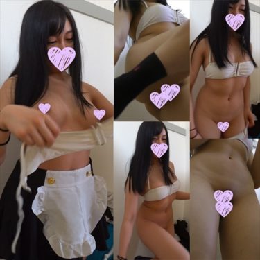 巨乳JKの生着替え盗撮動画がやけに生々しい